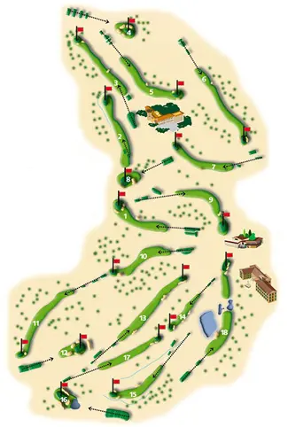 Course Map Arabella Son Vida Golf Course