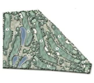 Course Map Las Llanas S.L. Ctra. Fresno Golf Course